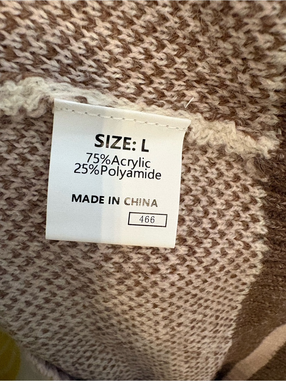 Cozy Leopard Print Crewneck Sweater - Brown & Cream - Picture 2 of 7
